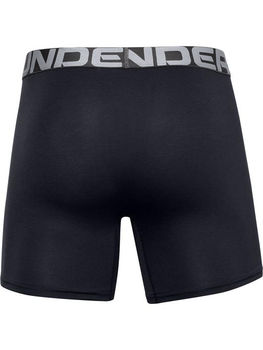 Siyah Erkek Charged Cotton® 6" Boxerjock® – 3'lü Paket