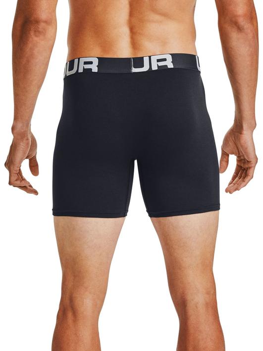 Siyah Erkek Charged Cotton® 6" Boxerjock® – 3'lü Paket
