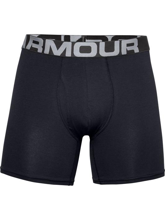 Siyah Erkek Charged Cotton® 6" Boxerjock® – 3'lü Paket