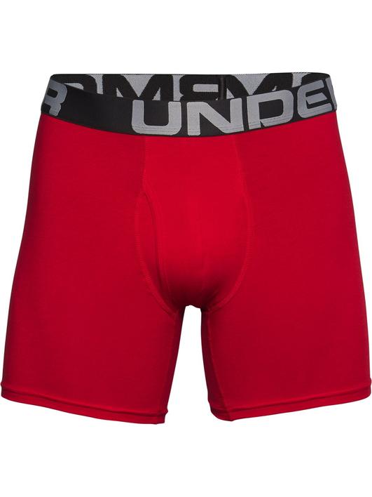 Kırmızı Erkek Charged Cotton® 6" Boxerjock® – 3'lü Paket