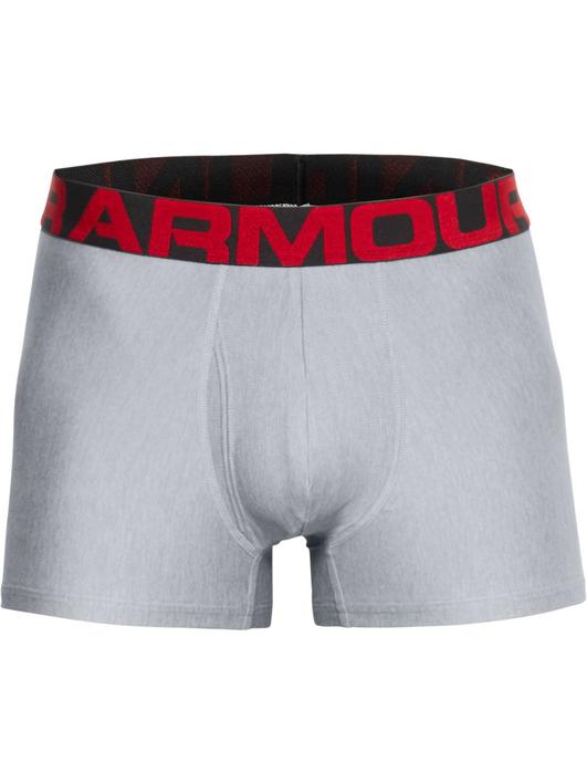 Gri Erkek UA Tech™ 7,5 cm Boxerjock® – 2'li Paket