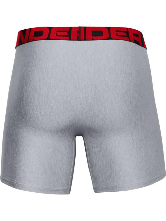 Gri Erkek UA Tech™ 6" Boxerjock® – 2'li Paket