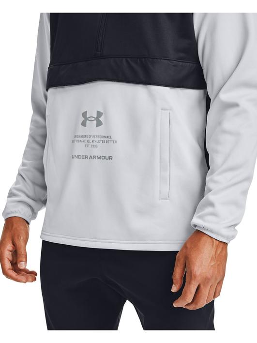 Siyah Erkek Armour Fleece® Storm ½ Fermuarlı