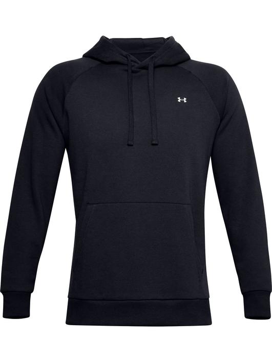 Siyah Erkek UA Rival Fleece Kapüşonlu Üst