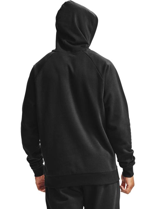Siyah Erkek UA Rival Fleece Kapüşonlu Üst