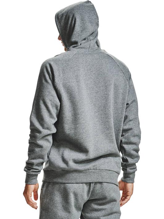Gri Erkek UA Rival Fleece Kapüşonlu Üst
