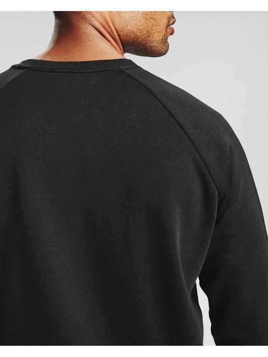 Siyah Erkek UA Rival Fleece Bisiklet Yaka