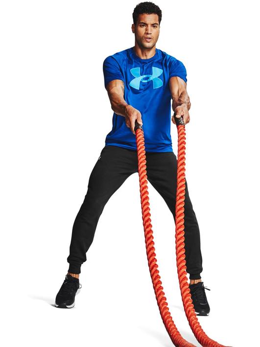 Siyah Erkek UA Rival Cotton Eşofman Altı