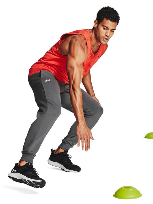 Gri Erkek UA Rival Cotton Eşofman Altı