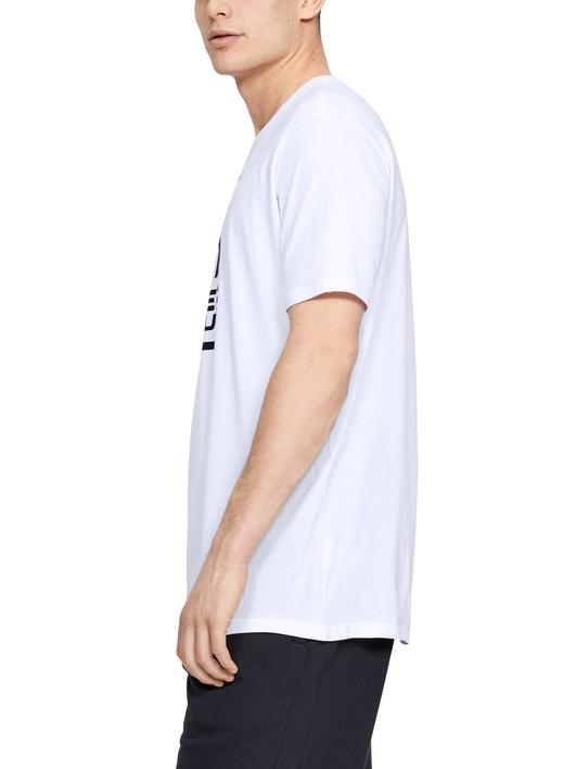 Beyaz Erkek UA GL Foundation Kısa Kollu T-shirt