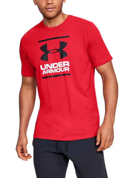 Kırmızı Erkek UA GL Foundation Kısa Kollu T-shirt