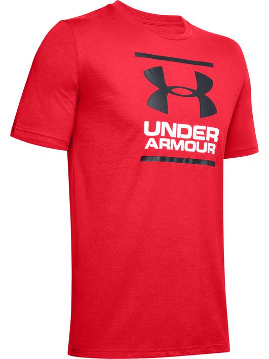 Kırmızı Erkek UA GL Foundation Kısa Kollu T-shirt