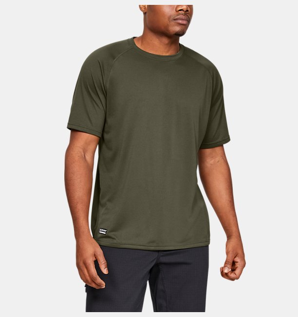 Erkek UA Tactical Tech™ Kısa Kollu T-shirt Yeşil