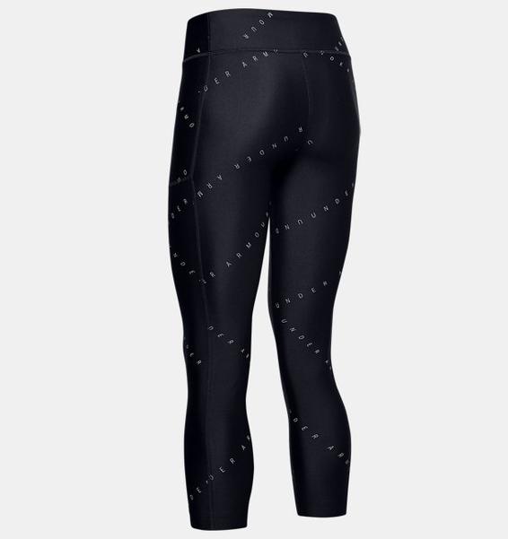 Siyah Kadın HeatGear® Armour Baskılı Bilek Üstü
