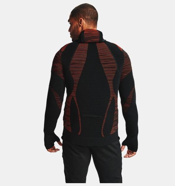 Siyah Erkek UA IntelliKnit Balaklavalı Kapüşonlu Üst