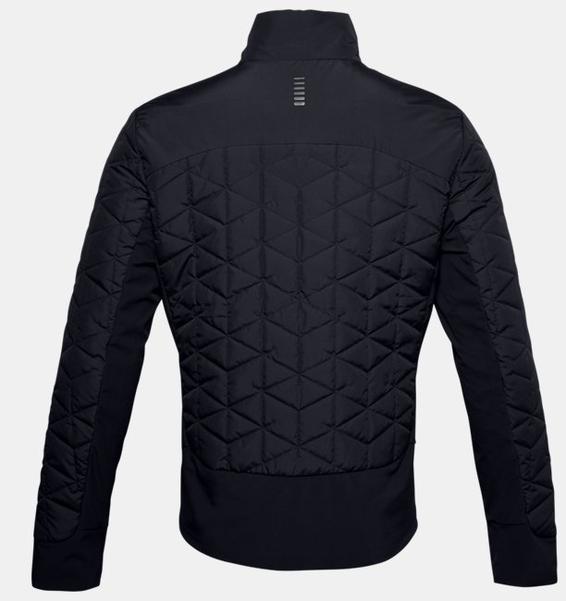 Siyah Erkek ColdGear® Reactor Run Hybrid Mont