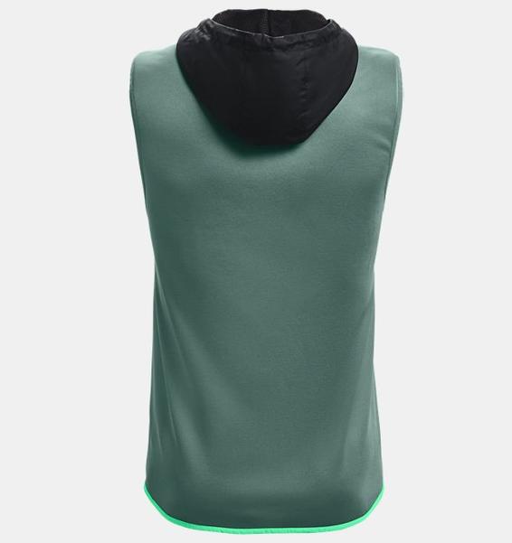 Siyah Erkek Armour Fleece® Storm Kapüşonlu Yelek