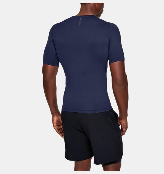 Lacivert Erkek UA RUSH™ Compression Kısa Kollu