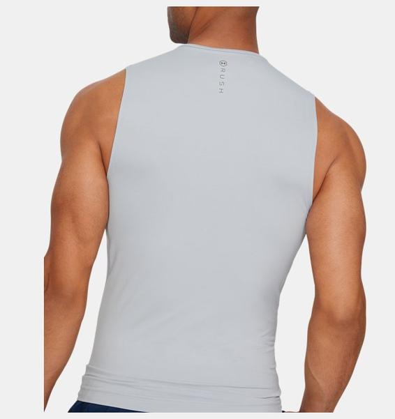 Gri Erkek UA RUSH™ Compression Kolsuz