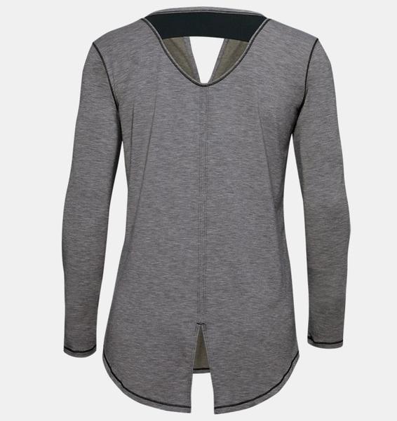 Siyah Kadın UA Recover Sleepwear Uzun Kollu