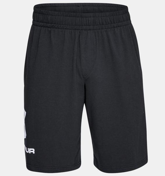 Siyah Erkek UA Sportstyle Cotton Graphic Şort