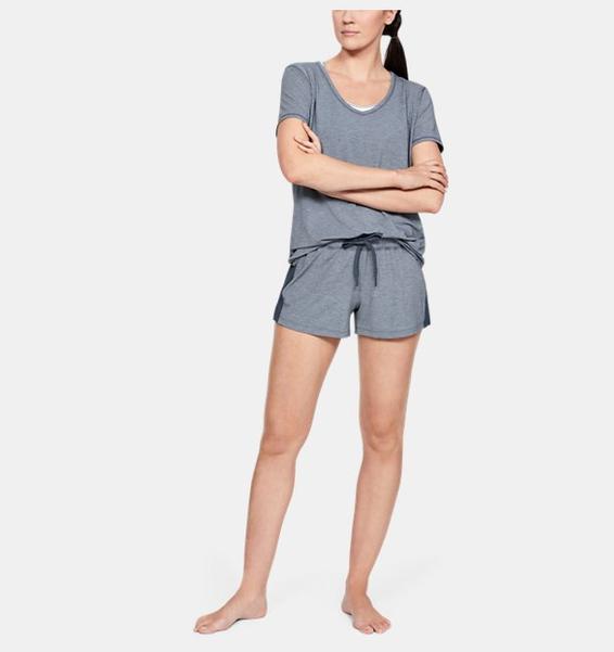 Gri Kadın UA Recover Sleepwear Şort