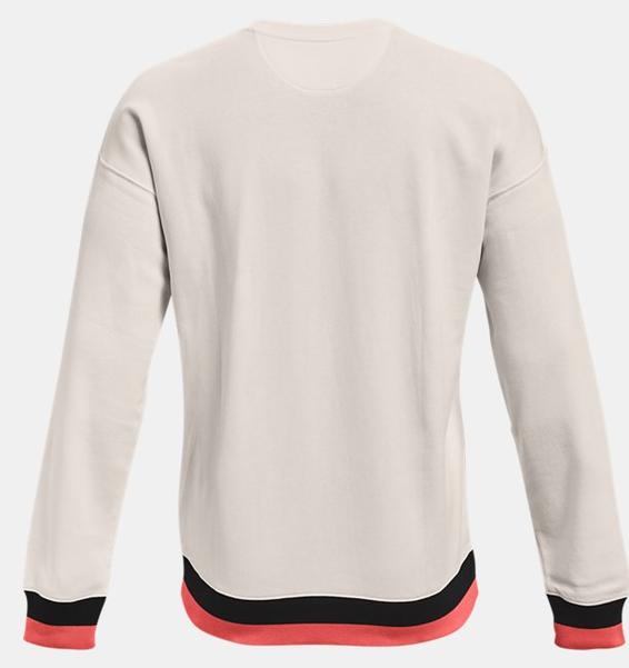 Beyaz Erkek UA Rival Fleece AMP Crew