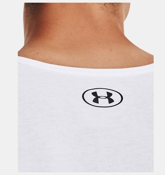 Beyaz Erkek UA Sportstyle Logo Atlet