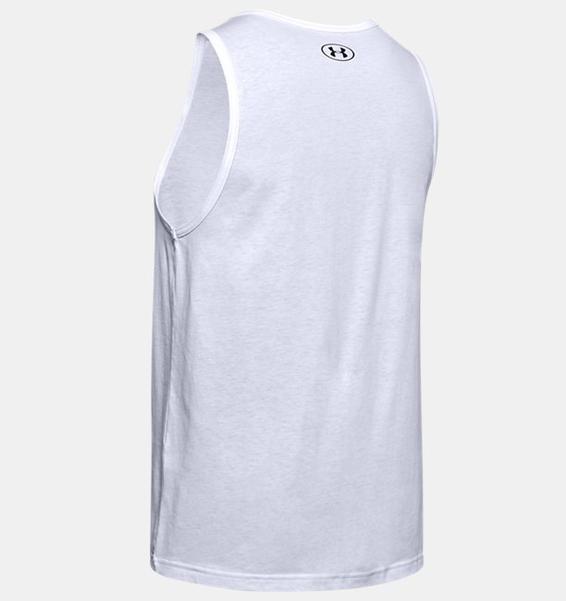 Beyaz Erkek UA Sportstyle Logo Atlet