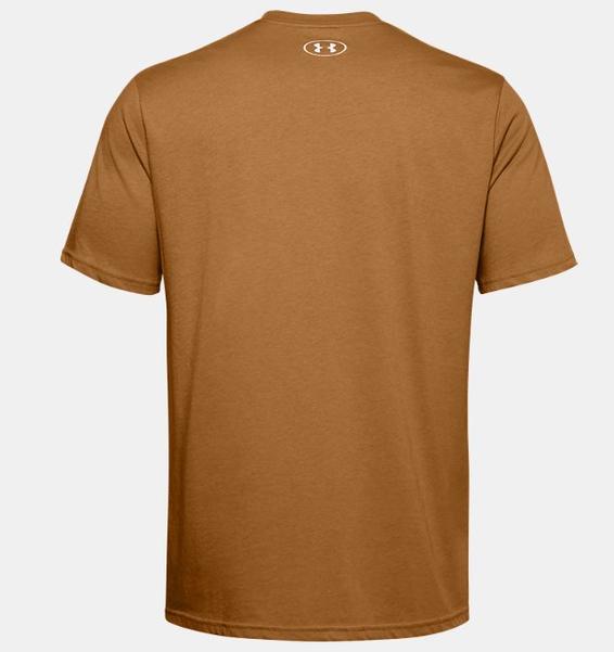 Sarı Erkek UA Sportstyle Logo Kısa Kollu