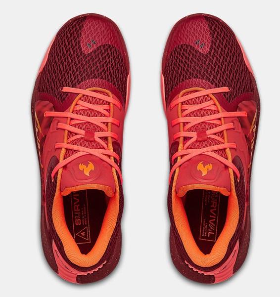 Kırmızı Unisex UA Spawn 2 Basketbol Ayakkabısı