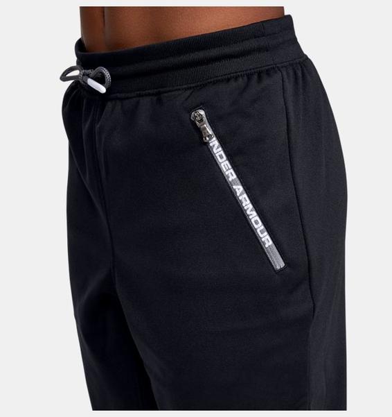 Siyah Erkek Çocuk UA Pennant Tapered Eşofman Altı