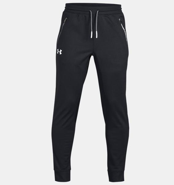 Siyah Erkek Çocuk UA Pennant Tapered Eşofman Altı