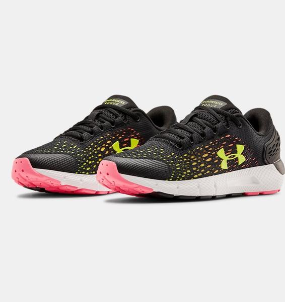 Siyah Grade School UA Charged Rogue 2 Koşu Ayakkabısı