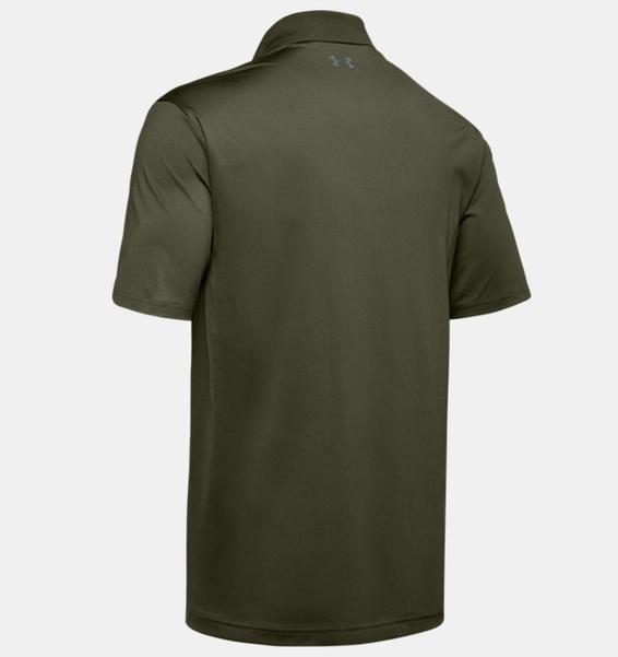 Yeşil Erkek UA Performance Polo Textured
