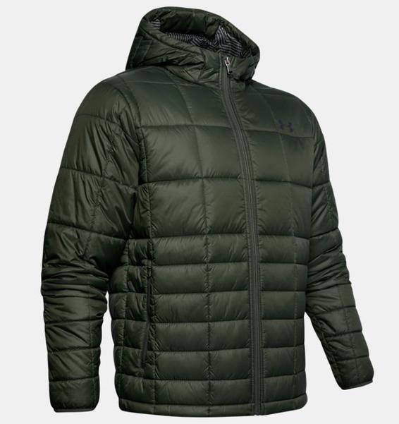 Yeşil Erkek UA Armour Insulated Kapüşonlu Mont