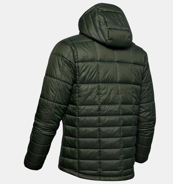 Yeşil Erkek UA Armour Insulated Kapüşonlu Mont