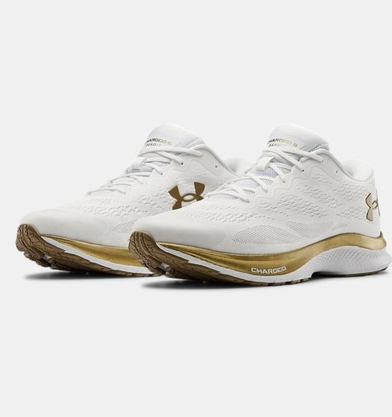 Beyaz Erkek UA Charged Bandit 6 Koşu Ayakkabısı