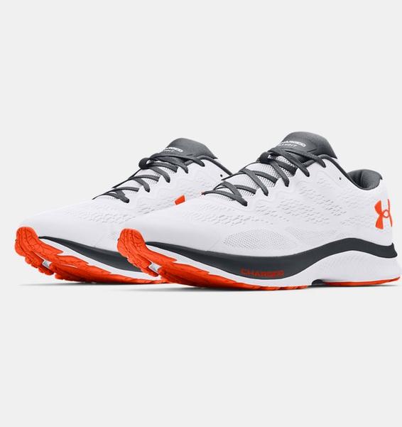 Beyaz Erkek UA Charged Bandit 6 Koşu Ayakkabısı