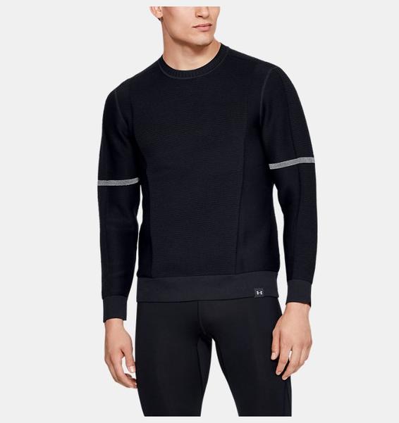 Siyah Erkek UA ItelliKnit Phantom Kazak