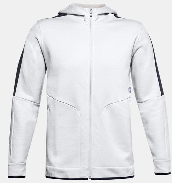 Gri Erkek UA Recover Polar Tam Boy Fermuarlı