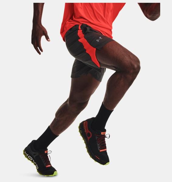 Gri Erkek UA Launch 7" Koşu Şortu