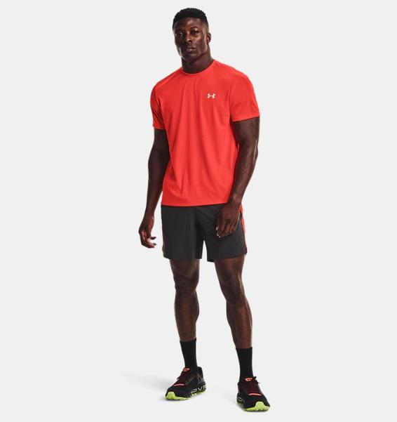 Gri Erkek UA Launch 7" Koşu Şortu