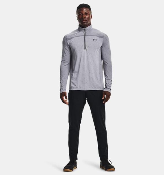 Siyah Erkek UA Dokuma Eşofman Altı