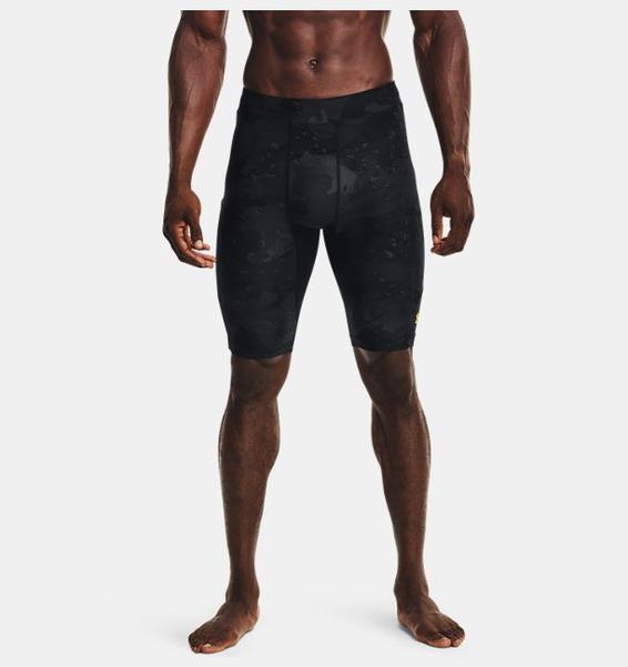 Siyah Erkek Project Rock Camo Compression Şort