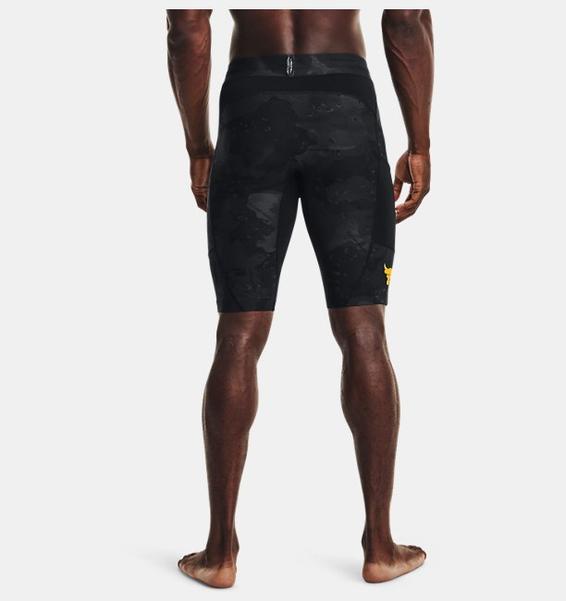 Siyah Erkek Project Rock Camo Compression Şort