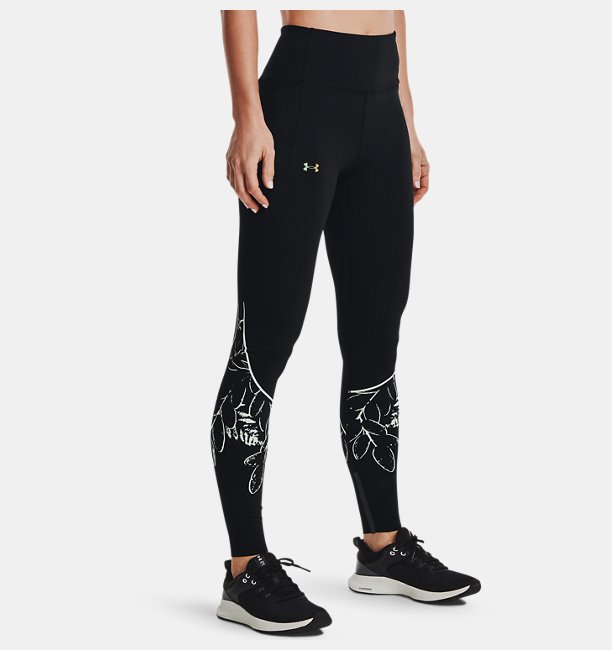 Kadın UA SmartForm RUSH™ Custom Length Tayt Siyah