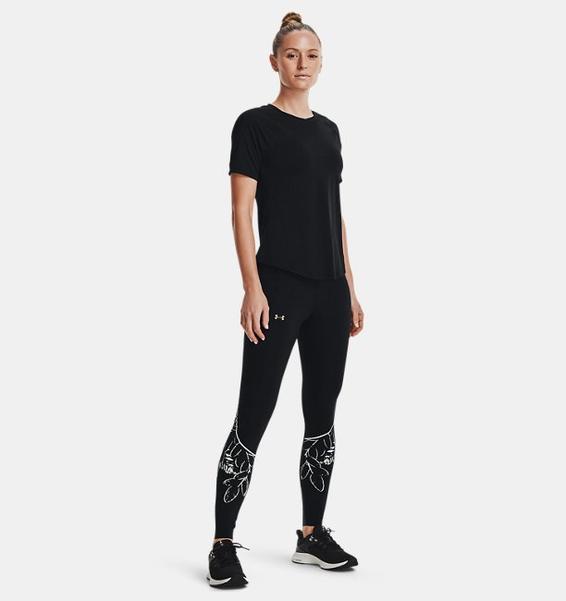 Siyah Kadın UA SmartForm RUSH™ Custom Length Tayt