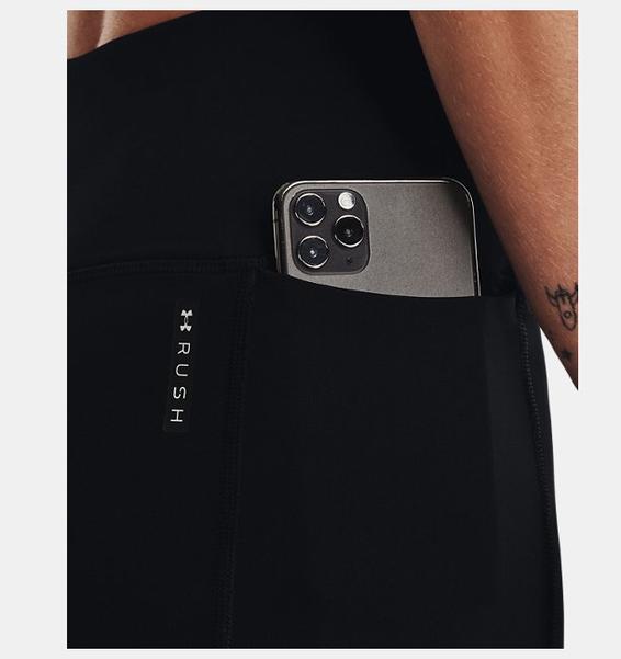 Siyah Kadın UA SmartForm RUSH™ Custom Length Tayt