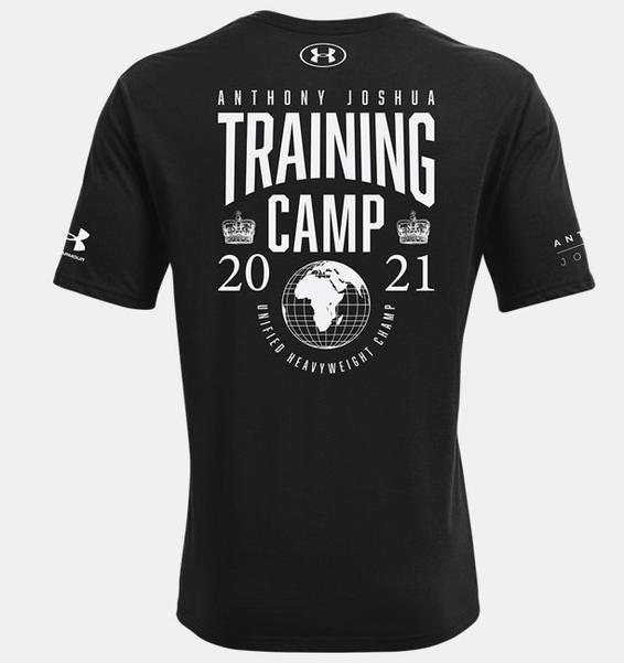 Siyah UA Anthony Joshua Camp Tee